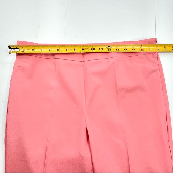 NWT Talbots Tapered Leg Chino Chatham Ankle Pants Pink/Peach Size 14 Petite - Picture 6 of 8